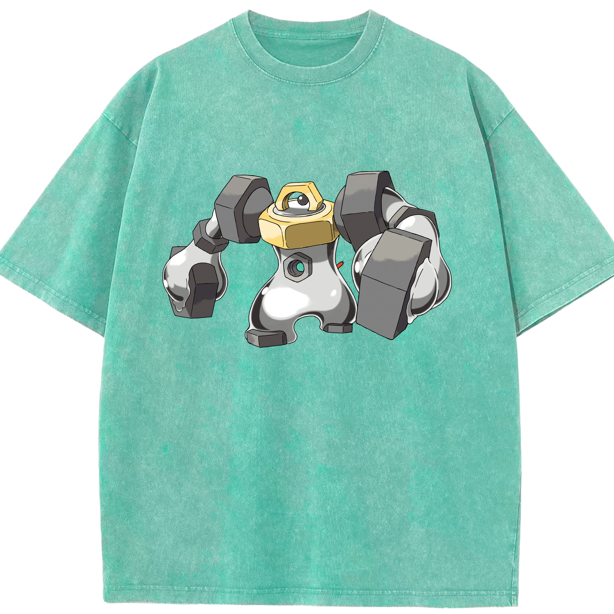 （画像用） ポケットモンスター Pokémon 綿100% ヴィンテージ風 半袖Tシャツ（フロントプリント）